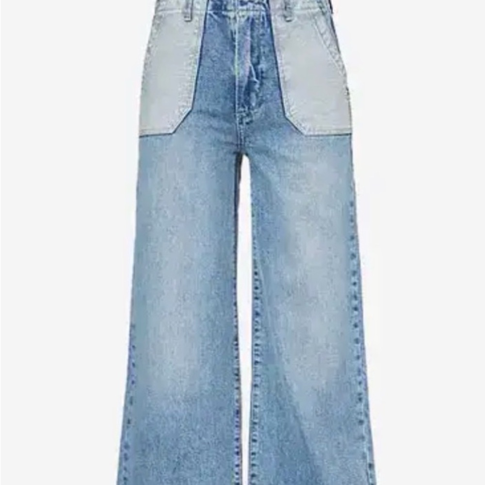 Paige Sasha Ankle w/ Reverse Utility Pockets in Saylor Distressed